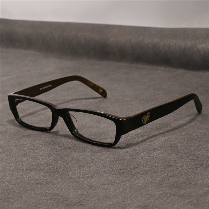 Cubojue Unisex Full Rim Square Tr 90 Titanium Presbyopic Reading Glasses 80027p Reading Glasses Cubojue