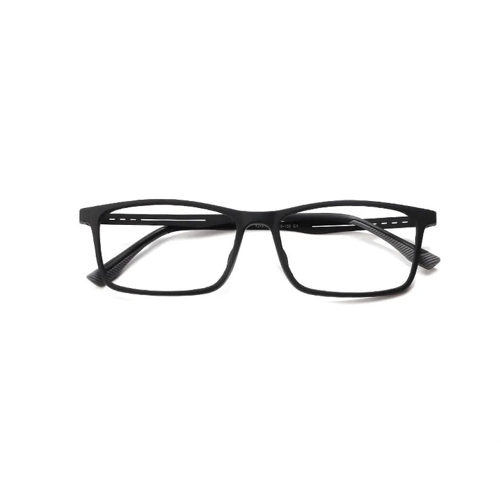 Xbora Unisex Full Rim Square Tr 90 Titanium Eyeglasses 2005