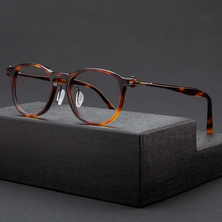 Black Mask Unisex Full Rim Square Acetate Eyeglasses 0265585 Full Rim Black Mask