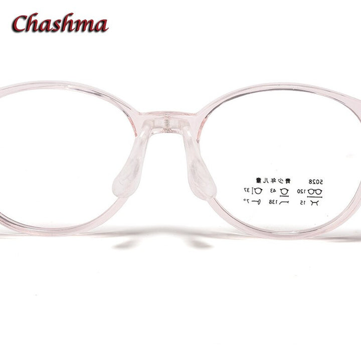 Chashma Unisex Children's Full Rim Round Tr 90 Titanium Eyeglasses 5028 Full Rim Chashma