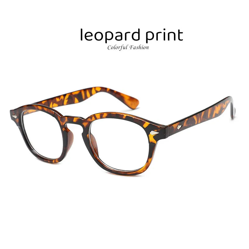 Kocolior Unisex Full Rim Oval Acetate Hyperopic Reading Glasses 3019 Reading Glasses Kocolior Leopard Print 0