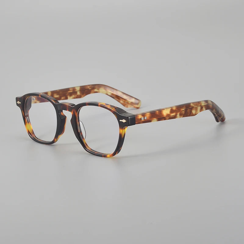 Muzz Men's Full Rim Square Thick Acetate Eyeglasses 921495