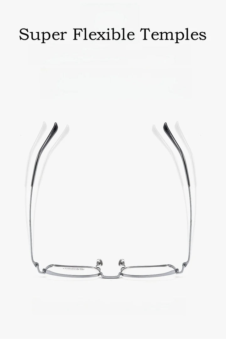 Yimaruli Men's Full Rim Square IP Titanium Eyeglasses  X15339t Full Rim Yimaruili Eyeglasses   
