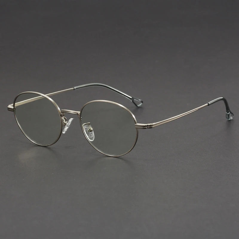 Xbora Unisex Full Rim Round Alloy Eyeglasses 83034