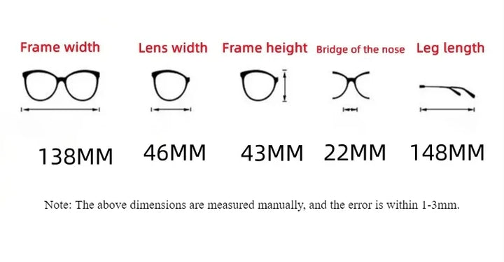 Hewei Women's Full Rim Round Thick Acetate Eyeglasses 48151 Full Rim Hewei