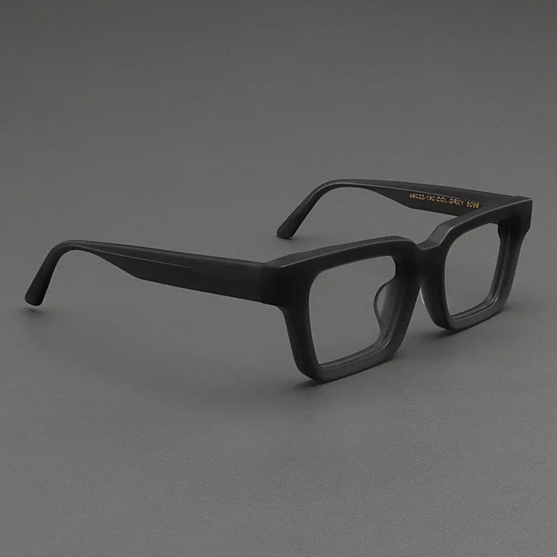Hewei Unisex Full Rim Square Brow Line Thick Acetate Eyeglasses 34111