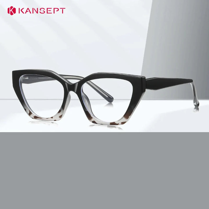 Kansept Women's Full Rim Cat Eye Tr 90 Alloy Reading Glasses 62036