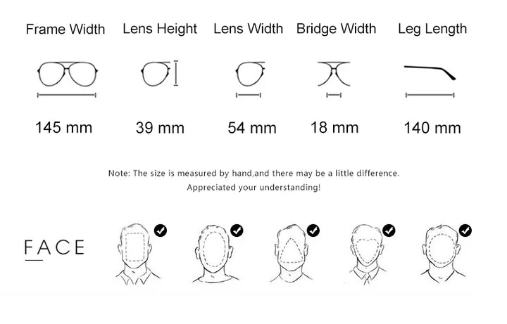 Krasivyy Men's Rimless Polygon Square Titanium Eyeglasses 316077