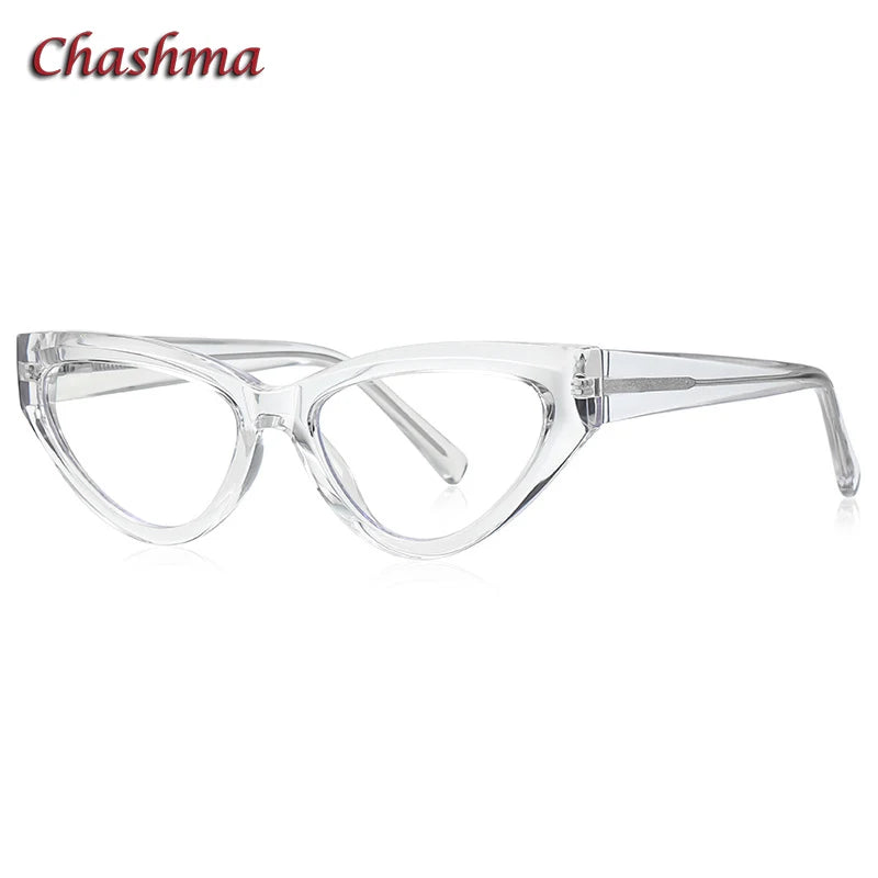 Chashma Ochki Women's Full Rim Cat Eye Tr 90 Titanium Eyeglasses 312153