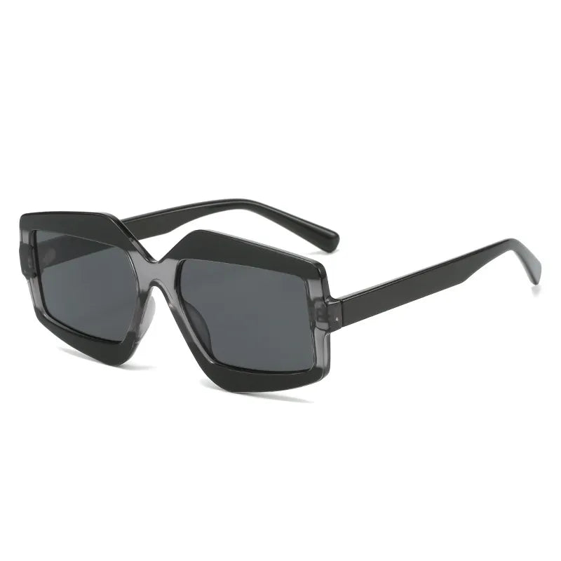 CCspace Unisex Full Rim Square Plastic Eyeglasses Sunglasses 56825 Full Rim CCspace C1Black