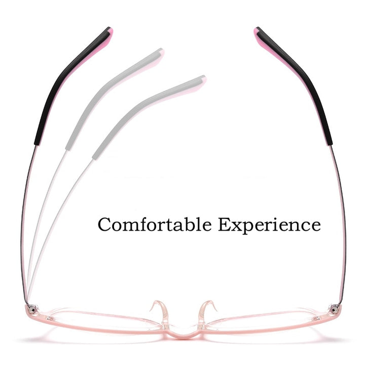 Yimaruili Unisex Youth Full Rim Square Tr 90 Titanium Eyeglasses 99903t Full Rim Yimaruili Eyeglasses