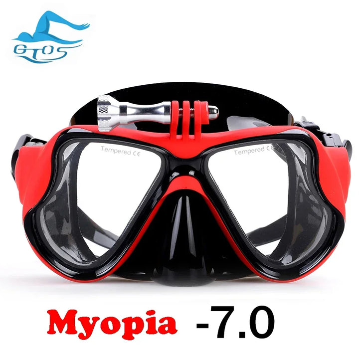 Aleefa Unisex Goggle Plastic Resin Lens Pc Silicone Swim Mask 64422