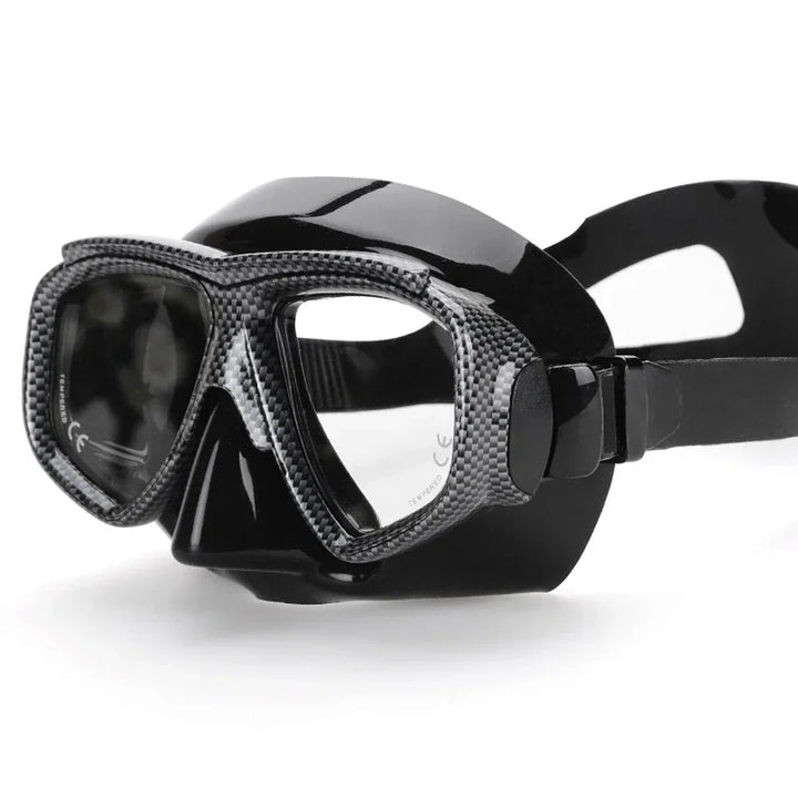 Aleefa Unisex Goggle Pc Silicone Tempered Glass Myopic Swim Mask 98203