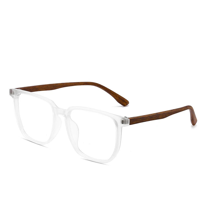 Xbora Unisex Full Rim Square Tr 90 Eyeglasses 75233