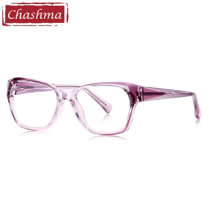 Chashma Women's Full Rim Square Polygon Tr 90 Titanium Eyeglasses 81006