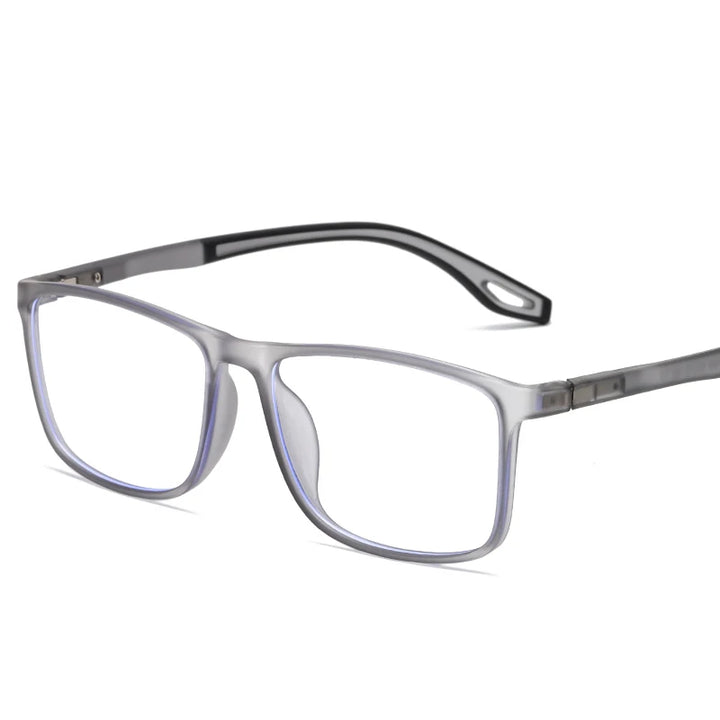Reven Jate Unisex Full Rim Square Plasttic Eyeglasses 81306 Full Rim Reven Jate C4  