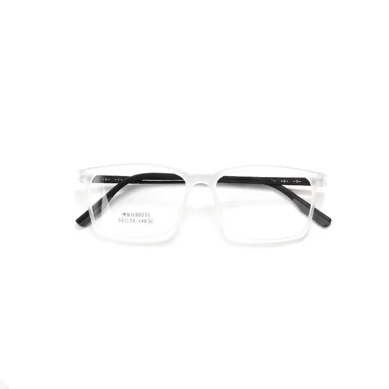 Xbora Unisex Full Rim Square Tr 90 Titanium Eyeglasses 88039