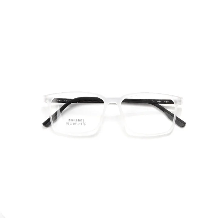 Xbora Unisex Full Rim Square Tr 90 Titanium Eyeglasses 88039