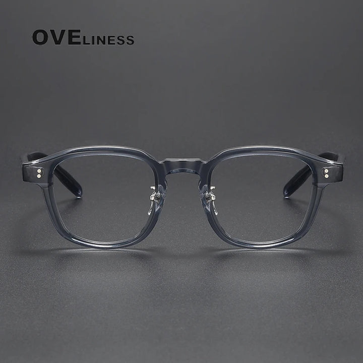 Oveliness Unisex Full Rim Square Acetate Eyeglasses V013 Full Rim Oveliness