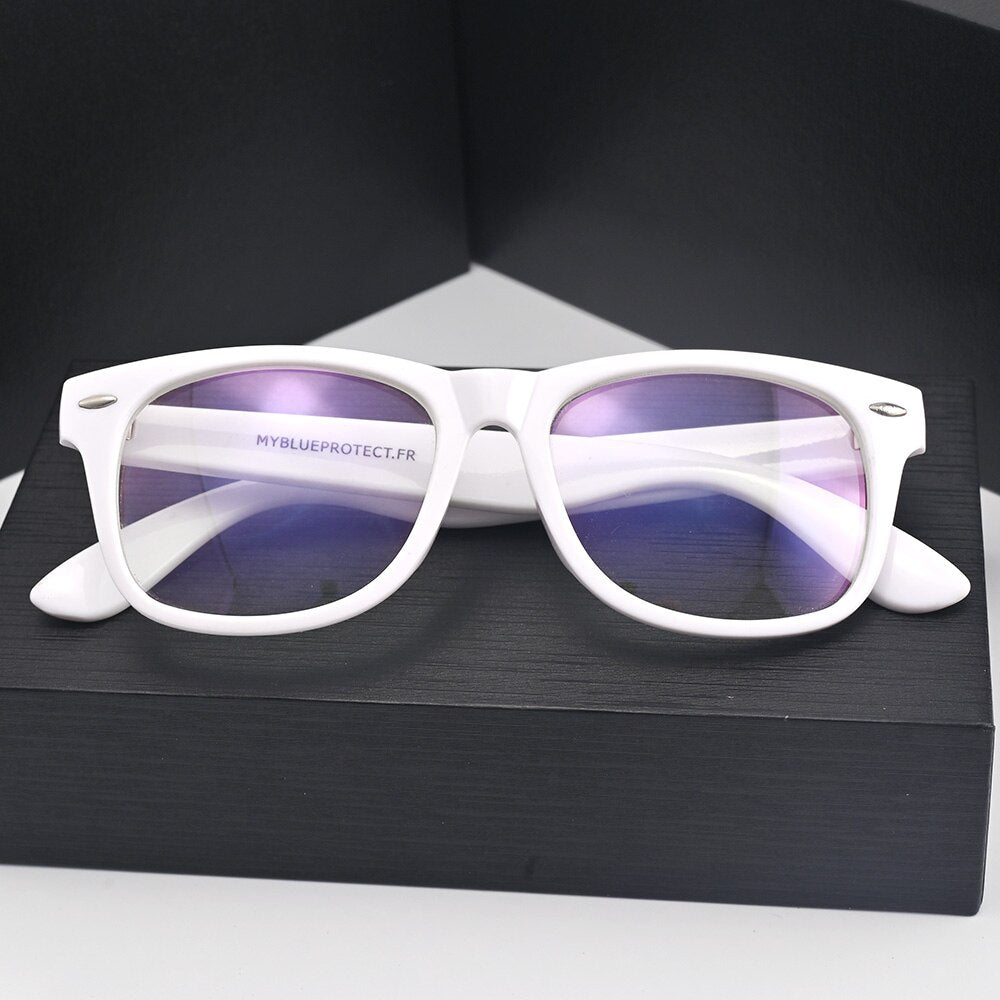 Cubojue Unisex Full Rim Square Tr 90 Presbyopic Reading Glasses 421852pa Reading Glasses Cubojue anti reflection 0 White