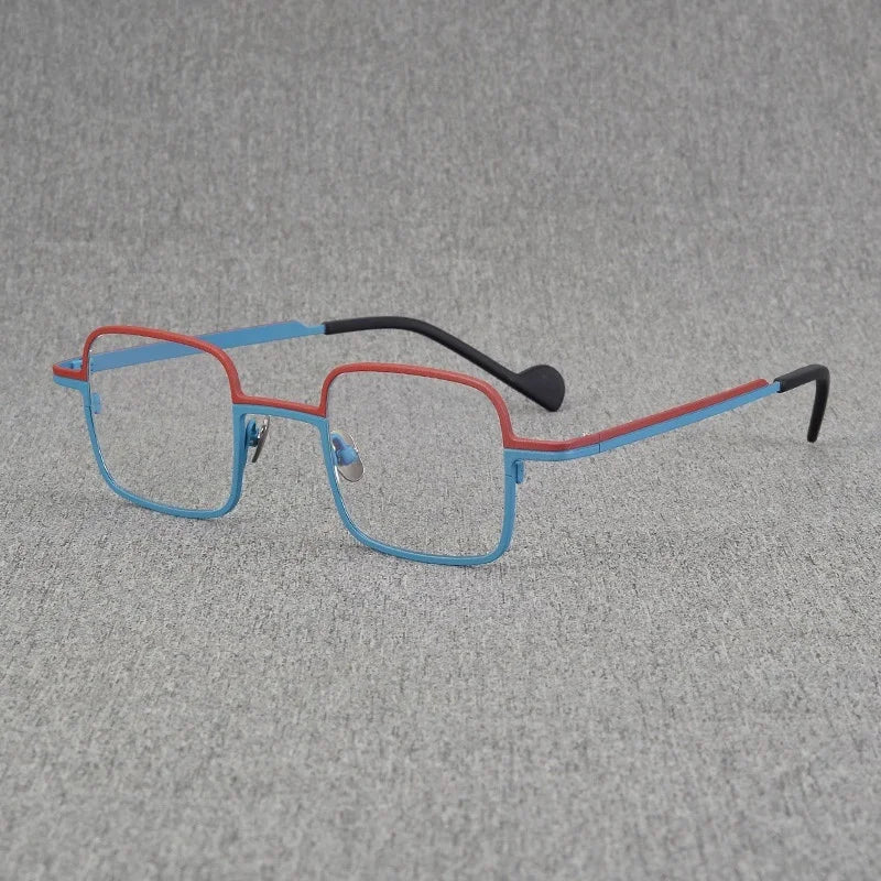 Nobler Unisex Full Rim Square Titanium Eyeglasses 185746 Full Rim Nobler C1