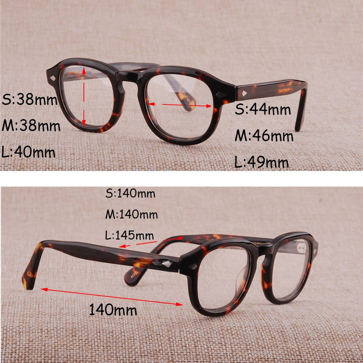 Cubojue Unisex Full Rim Square Kahki Acetate Myopic Reading Glasses 3844 Reading Glasses Cubojue   