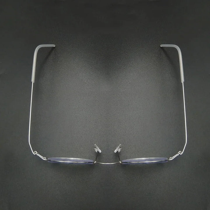 Yujo Unisex Full Rim Round Stainless Steel Custom Eyeglasses Y3030 Full Rim Yujo