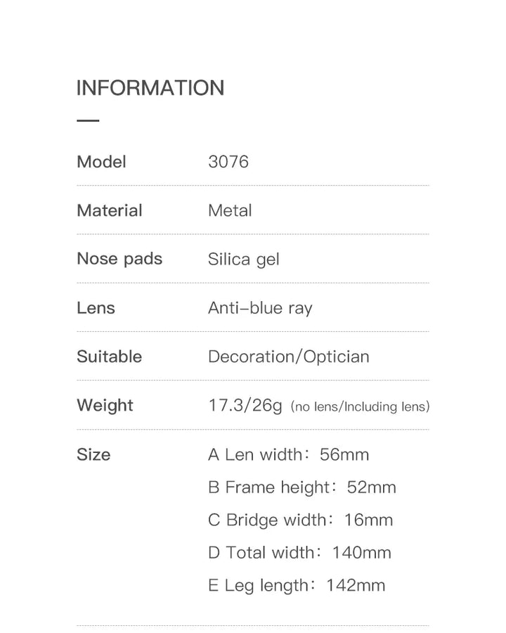 Vicky Women's Full Rim Polygon Cat Eye Stainless Steel Reading Glasses 3076 Reading Glasses Vicky