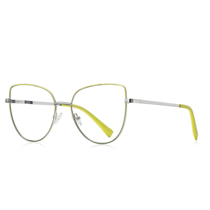 Vicky Unisex Full Rim Large Cat Eye Tr 90 Titanium Reading Glasses 3081 Reading Glasses Vicky PFD3081-C3 Prescription custom