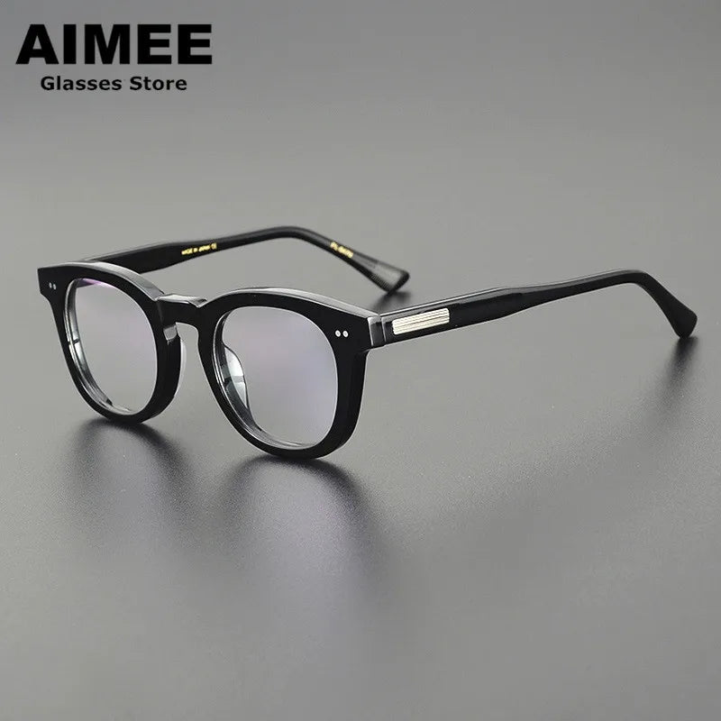 Aimee Unisex Full Rim Square Thick Acetate Eyeglasses14322