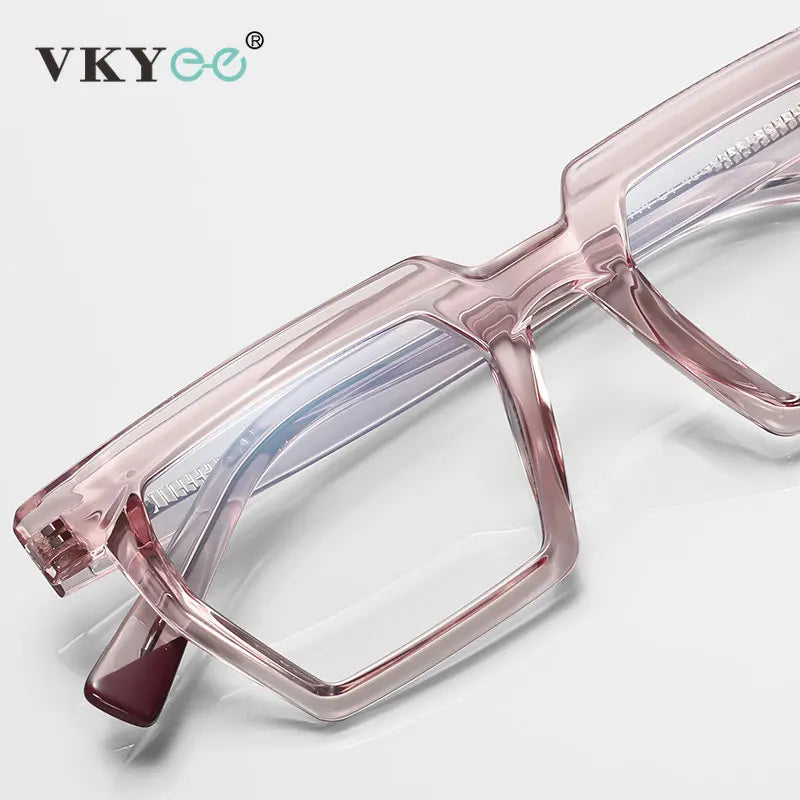 Vicky Women's Full Rim Square Tr 90 Stainless Steel Reading Glasses 2144 Reading Glasses Vicky   