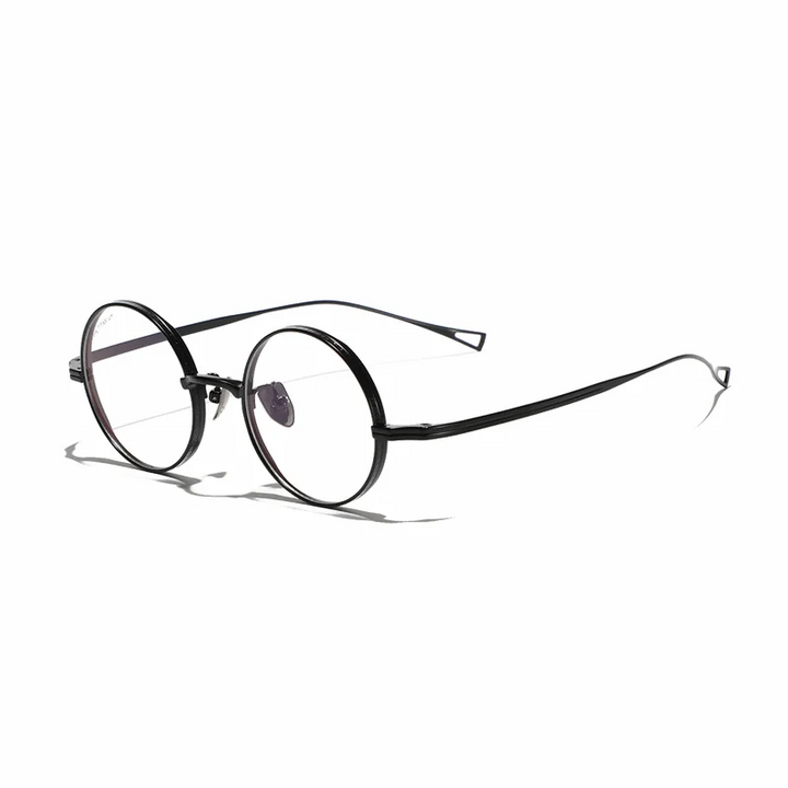 Ralferty Unisex Full Rim Round Titanium Eyeglasses 99274