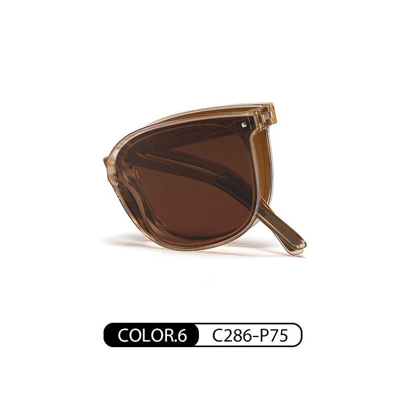 Zirosat Unisex Full Rim Square Alloy Foldable Sunglasses WT7901 Sunglasses Zirosat C286-P75  