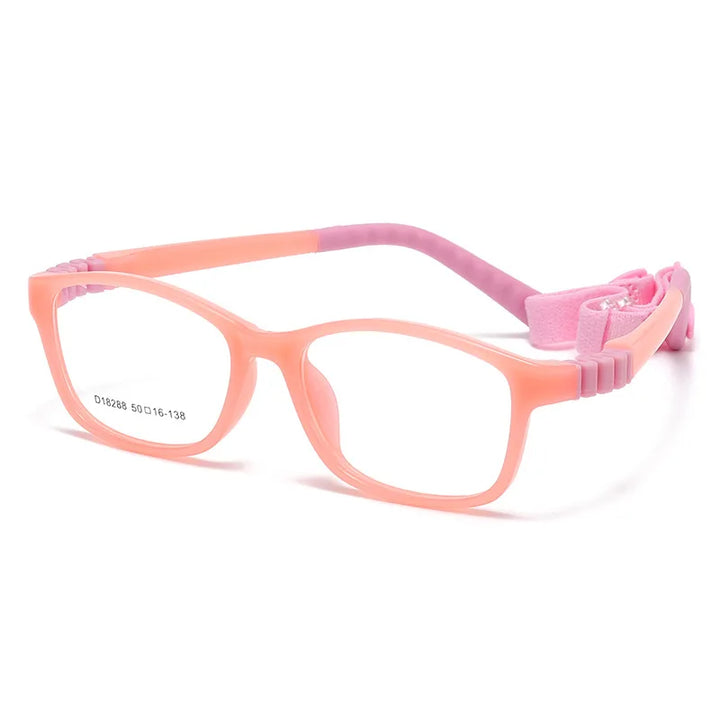 Vicky Unisex Children's Full Rim Square Tr 90 Titanium Eyeglasses 4182 Full Rim Vicky D18288-C3 CHINA