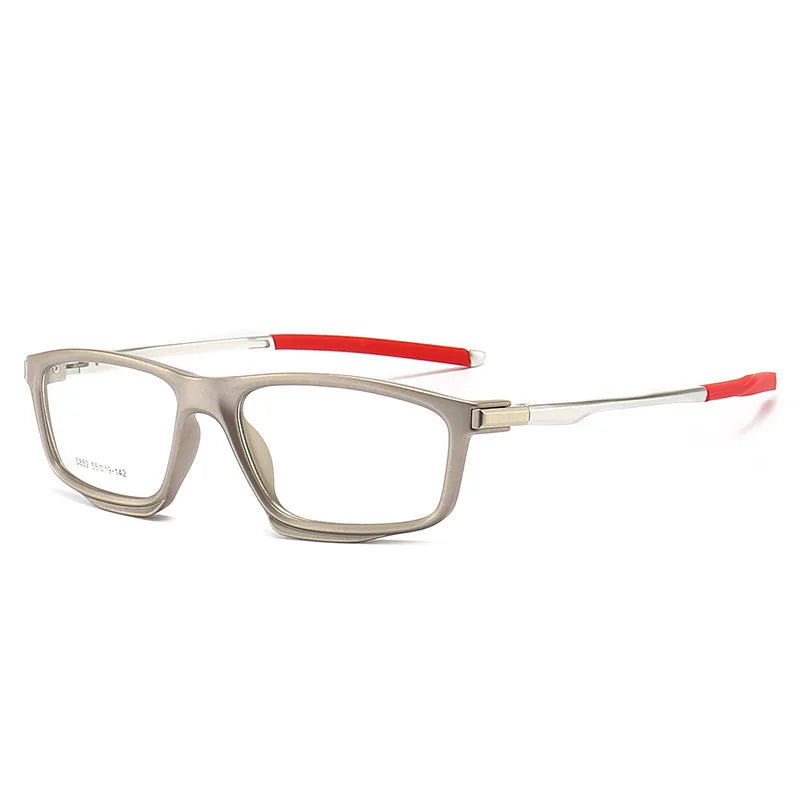 Xbora Unisex Full Rim Square Tr 90 Aluminum Sport Eyeglasses 45852