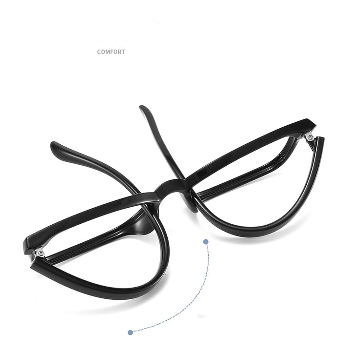 Bclear Unisex Small Full Rim Rectangle Plastic Eyeglasses 1058 Full Rim Bclear