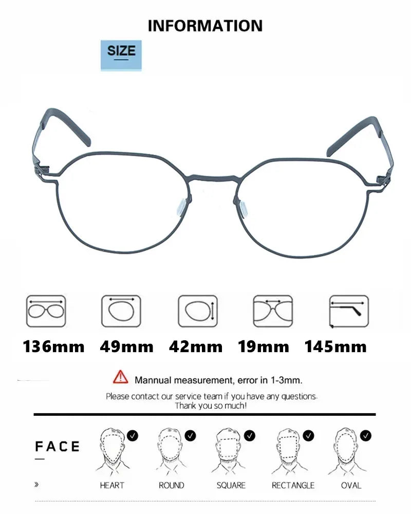 Aimee Women's Full Rim Flat Top Polygon Steel Eyeglasses 13649 Full Rim Aimee