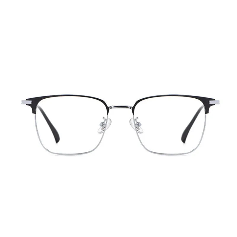 Kocolior Unisex Full Rim Square Alloy Hyperopic Reading Glasses 62504 Reading Glasses Kocolior   