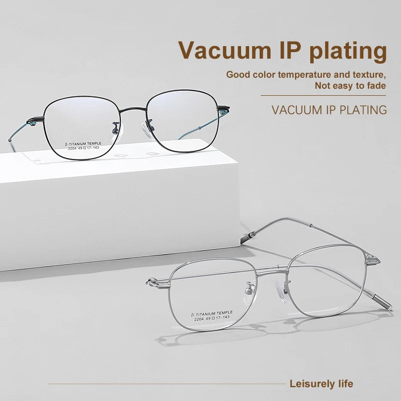 Vicky Women's Full Rim Oval Polygon Titanium Reading Glasses 42204 Reading Glasses Vicky