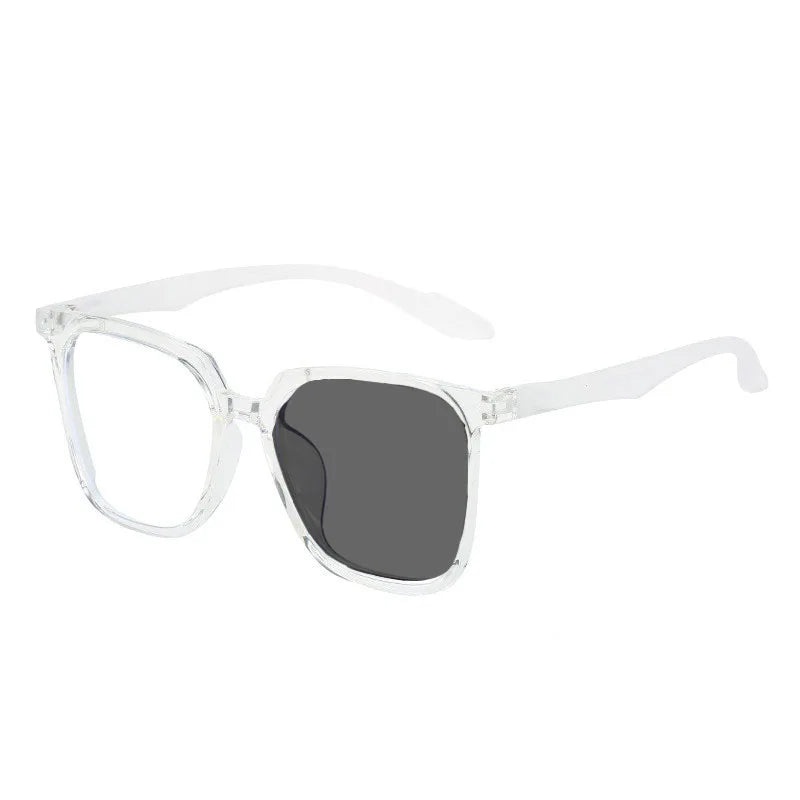Kocolior Unisex Full Rim Large Square Acetate Hyperopic Reading Glasses 81013 Reading Glasses Kocolior