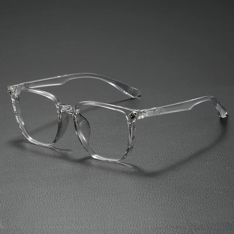 Xbora Unisex Full Rim Square Brow Line Tr 90 Eyeglasses 16171
