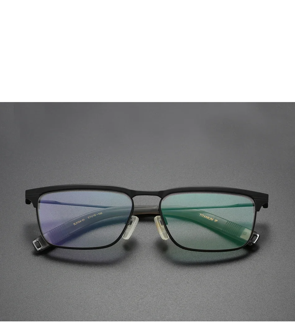 Aror Unisex Full Rim Square Titanium Eyeglasses 247104