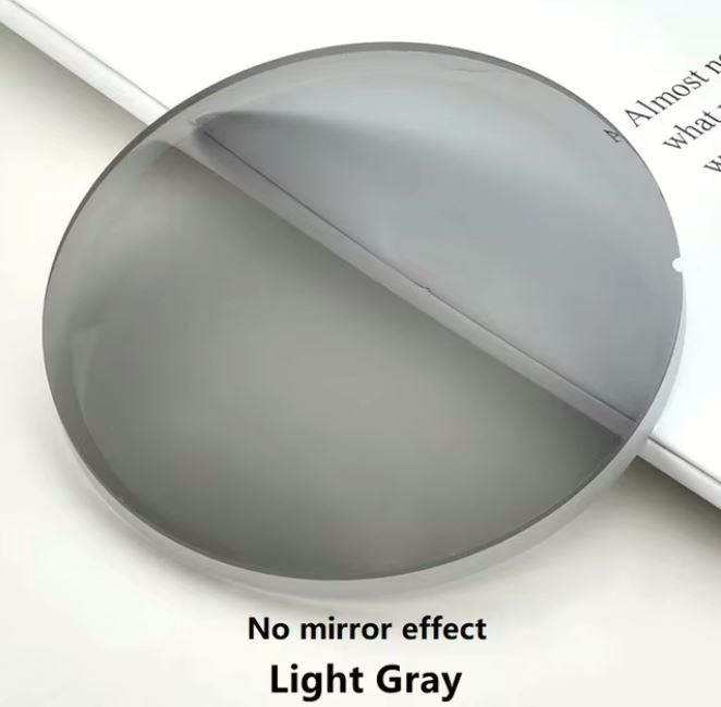 Aimee Single Vision MR Series Polarized Sunglass Lenses Lenses Aimee Lenses 1.56 Light Gray (No Mirror)