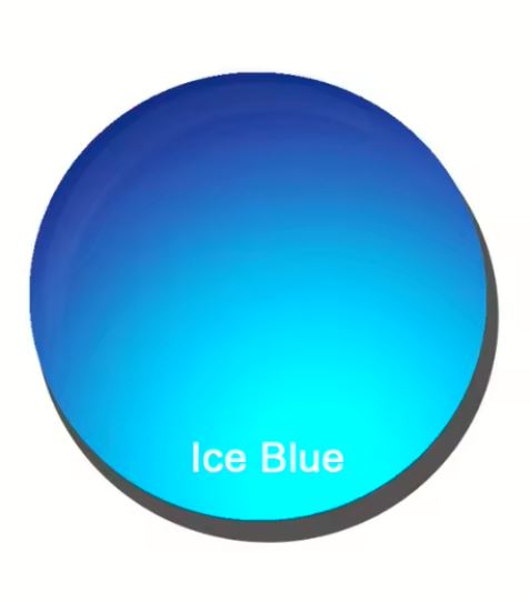 Aimee Single Vision MR Series Polarized Sunglass Lenses Lenses Aimee Lenses 1.56 Mirror Ice Blue