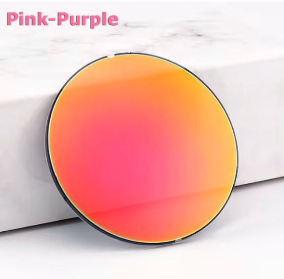 Aimee Single Vision MR Series Polarized Sunglass Lenses Lenses Aimee Lenses 1.56 Mirror Pink/Purple