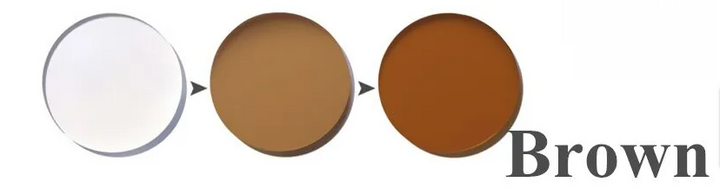 Black Mask Single Vision Aspheric Photochromic Lenses Lenses Black Mask Lenses 1.56 Brown Myopic (Minus)