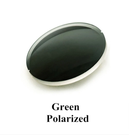 Black Mask Single Vision Myopic Polarized Sunglass Lenses Lenses Black Mask Lenses 1.56 Green 