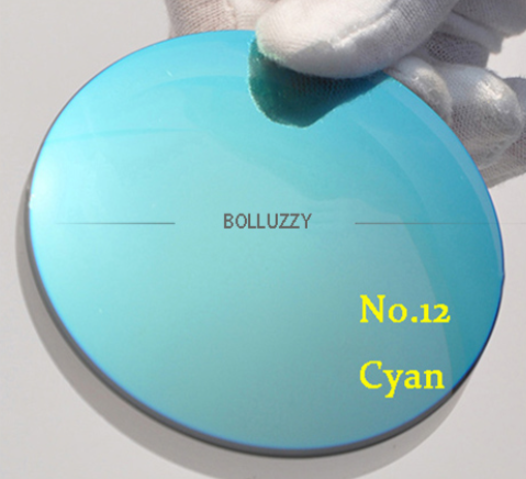 Bolluzzy Single Vision Polarized Sunglass Lenses Lenses Bolluzzy Lenses 1.56 Number 12 Cyan 