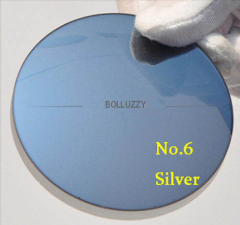 Bolluzzy Single Vision Polarized Sunglass Lenses Lenses Bolluzzy Lenses 1.56 Number 6 Silver 