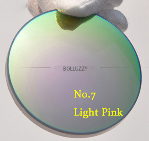 Bolluzzy Single Vision Polarized Sunglass Lenses Lenses Bolluzzy Lenses 1.56 Number 7 Light Pink 